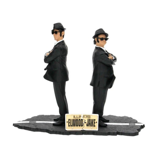 Jake & Elwood Blues Brothers pack 2 figuras 18 cm