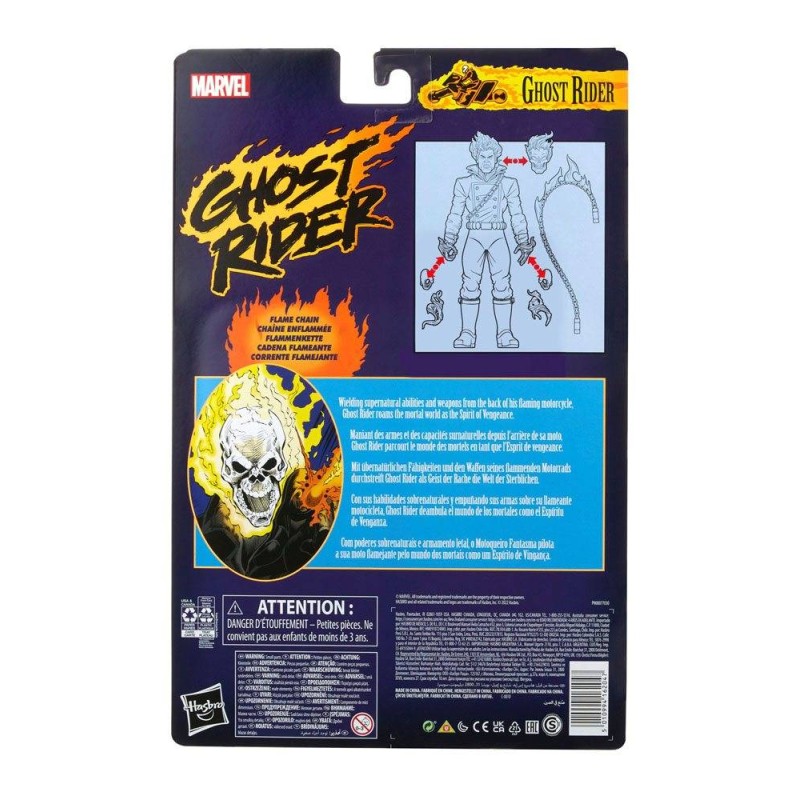 Ghost Rider Marvel Legends Retro figura 15 cm