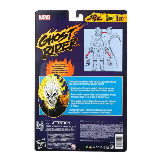 Ghost Rider Marvel Legends Retro figura 15 cm