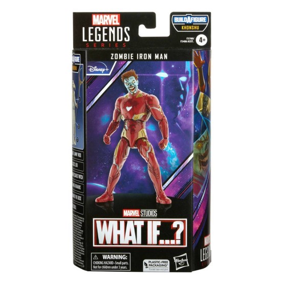 Zombie Iron Man Marvel Legends What If..? BAF Khoshu figura 15 cm