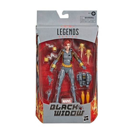 Black Widow (Traje Gris) Marvel Legends figura 15 cm