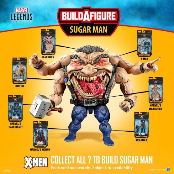 Jean Grey Marvel Legends BAF Sugar Man figura 15 cm