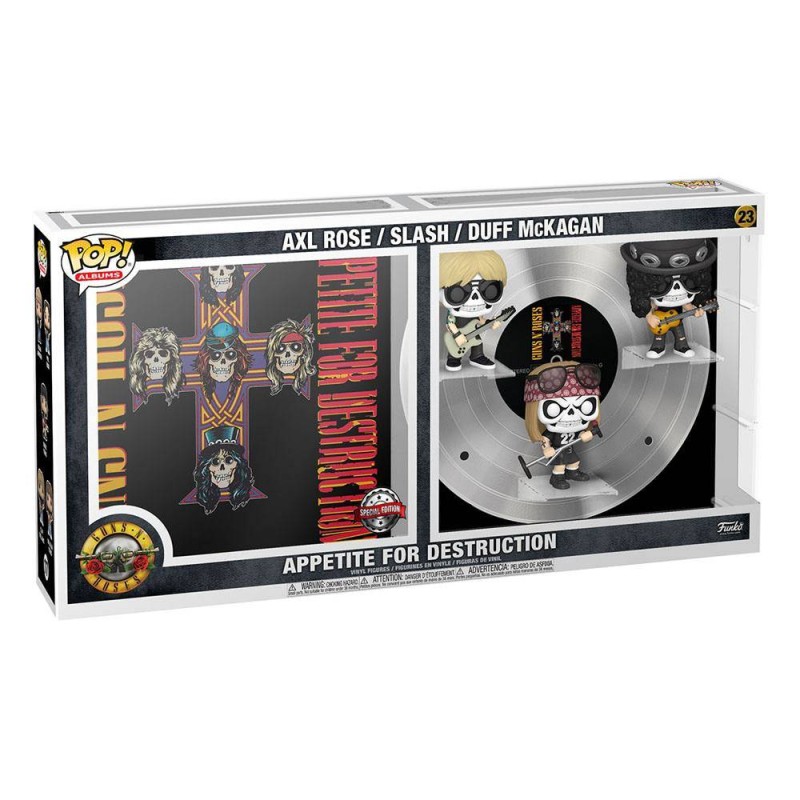 Funko POP! 23 Apetite For Destruction Guns N Roses Pack de 4 Figuras