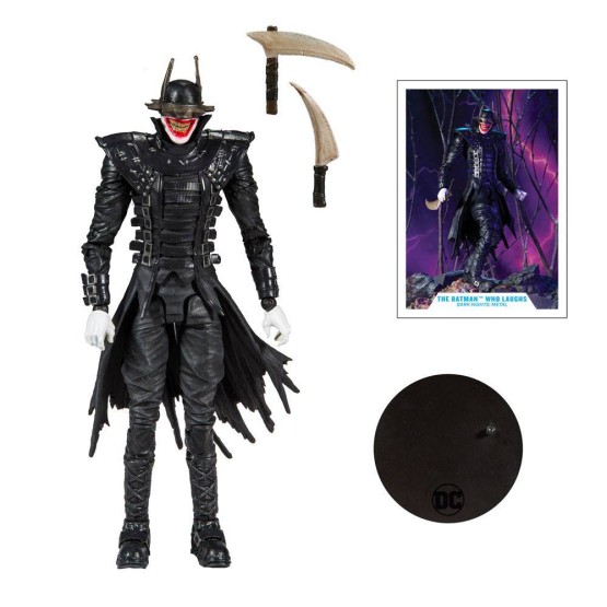 Batman que Ríe y Robins Tierra 22 Dc Multiverse McFarlane Pack 4 figuras 18 cm