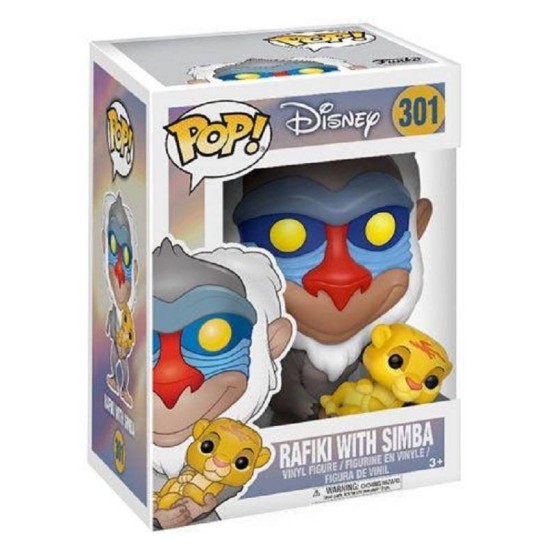 Funko POP! 301 Rafiki with Simba (El Rey León)