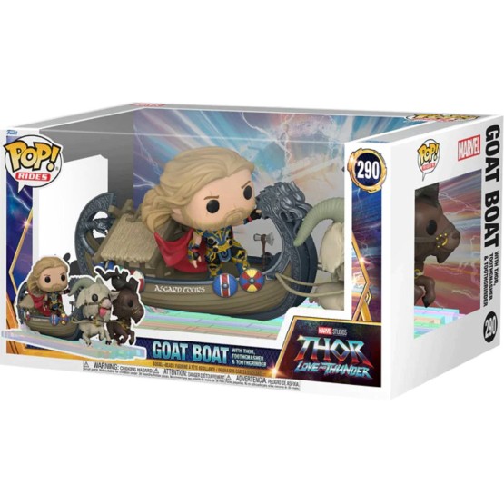 Funko POP! 290 Goat Boat With Thor, Toohchaser & Toothgrinder (Thor: Love & Thunder)