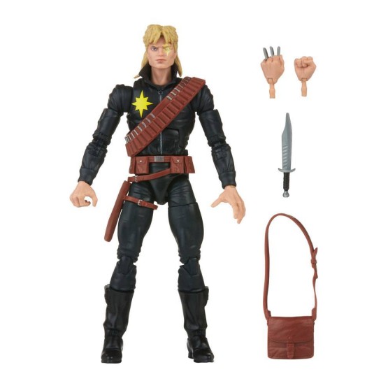 Longshot Marvel Legends retro X-Men figura 15 cm