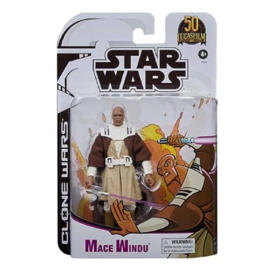 Mace Windu The Black Series SW: Clone Wars figura 15 cm