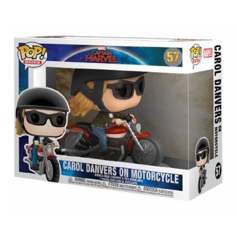 Funko POP! 57 Carol Danvers on Motorcycle (Captain Marvel)