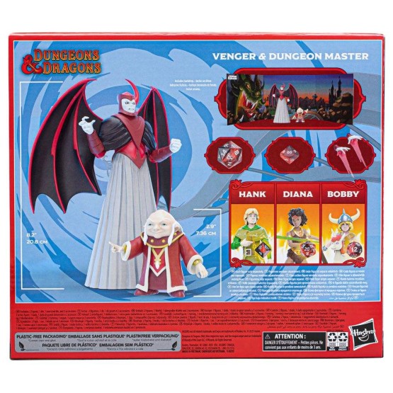 Venger y El Amo del Calabozo Dragones y Mazmorras figuras 15 cm