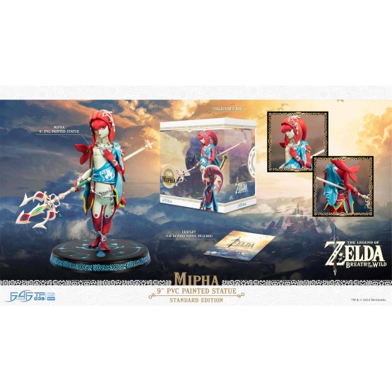 Mipha The Legend of Zelda: Breath of Wild Standard Edition. Estatua 20,6 cm