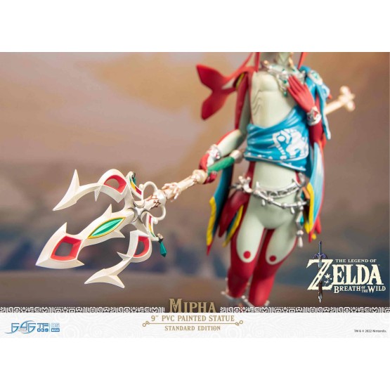Mipha The Legend of Zelda: Breath of Wild Standard Edition. Estatua 20,6 cm