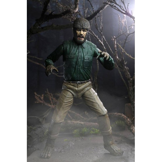 The Wolf Man Universal Monsters Ultimate Neca figura 18 cm