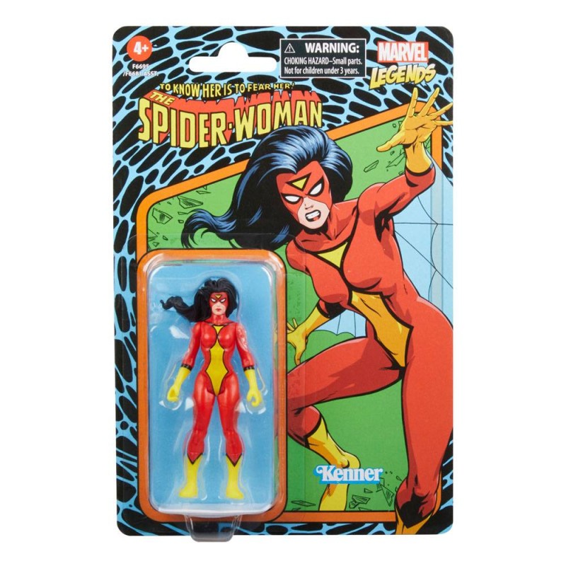 Spider-Woman Marvel Legends Retro 9,5 cm