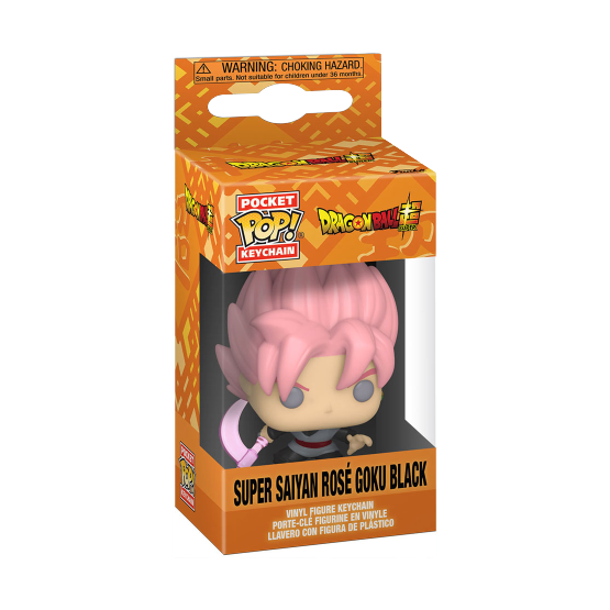 SS Rosé Goku Black con Guadaña Pocket Pop Keychain! llavero 4 cm (Dragon Ball Super)