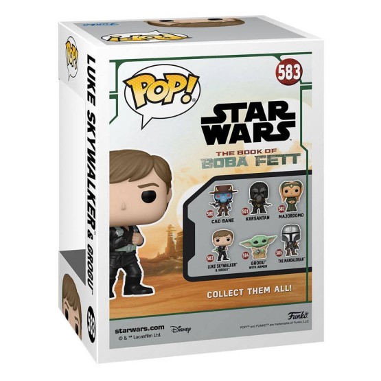 Funko POP! 583 Luke Skywalker & Gogru (The Book of Boba Fett)