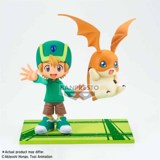 Takeru & Patamon Digimon Adventure Archives DXF figura 15 cm