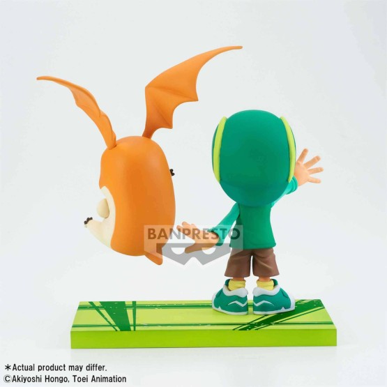 Takeru & Patamon Digimon Adventure Archives DXF figura 11 cm