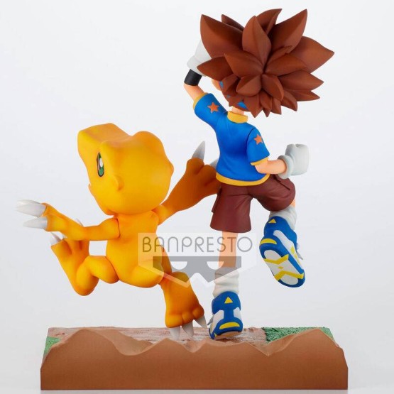 Taichi y Agumon Digimon Adventures Archives DXF figura 15 cm