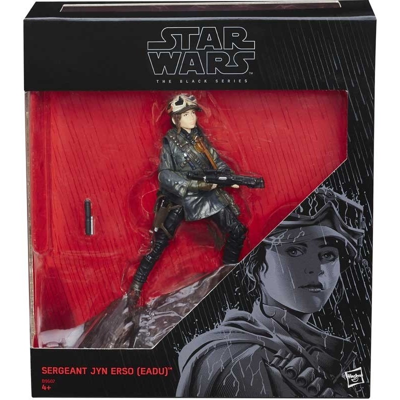 STAR WARS FIGURA BLACK SERIES 15 CM SERGEANT JYN ERSO CON BASE (EADU) (B9607)