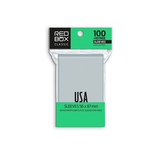 Fundas cartas USA 56 X 87 mm Pack (110 ud)