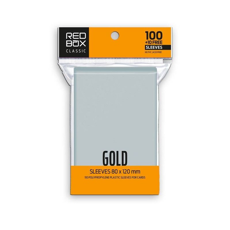 Fundas cartas Gold 80 x 110 Pack (110 ud)