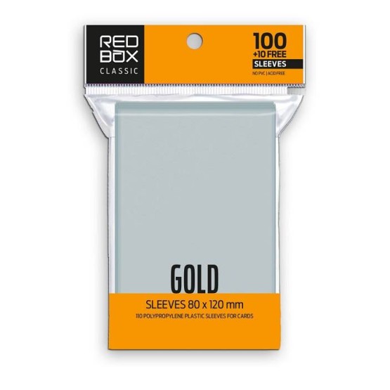 Fundas cartas Gold 80 x 110 Pack (110 ud)