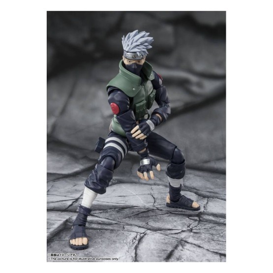 Kakashi Hatake S.H. Figuarts The Famed Sharingan Hero Naruto Shippuden figura 16 cm