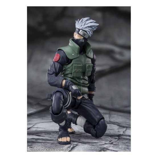 Kakashi Hatake S.H. Figuarts The Famed Sharingan Hero Naruto Shippuden figura 16 cm