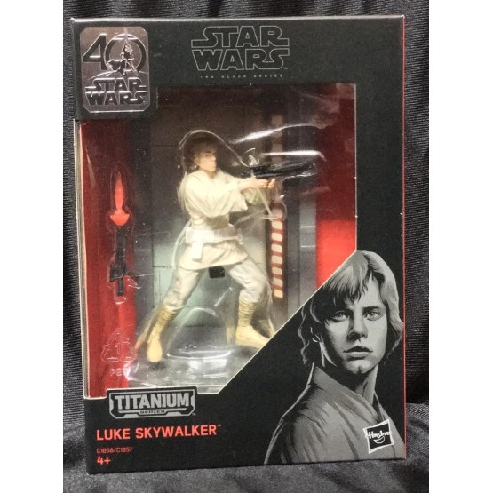 STAR WARS FIGURA TITANIUM SERIES 9 CM LUKE SKYWALKER 03 (C1858/C1857) (WAVE 1)