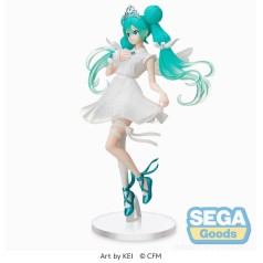 Hatsune Miku Kei Ver. 15º Aniversario figura 24 cm