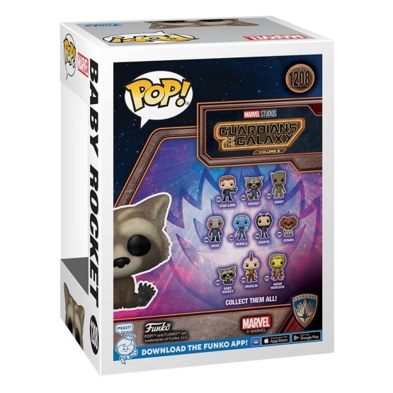 Funko POP! 1208 Baby Rocket (Guardianes de la Galaxia vol. 3)