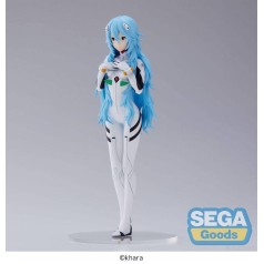 Rei Ayanami Long hair Ver. Evangelion: Thrice Upon a Time figura 21 cm