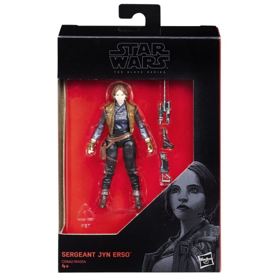 STAR WARS FIGURA BLACK SERIES 9,5 CM SERGEANT JYN ERSO (C0662/B4054) STAR WARS FIGURA BLACK SERIES 9,5 CM SERGEANT JYN ERSO (C0662/B4054)