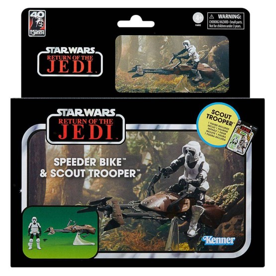 Speeder Bike & Scout Trooper The Vintage Collection SW: Return of the Jedi figura 9,5 cm