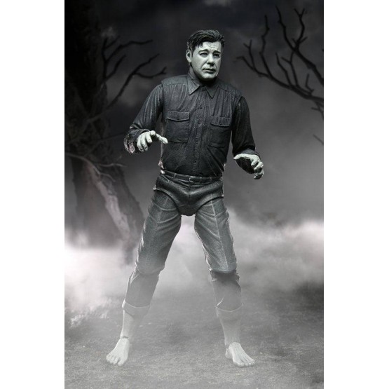 The Wolf Man (Black & White) Universal Monsters Ultimate Neca figura 18 cm