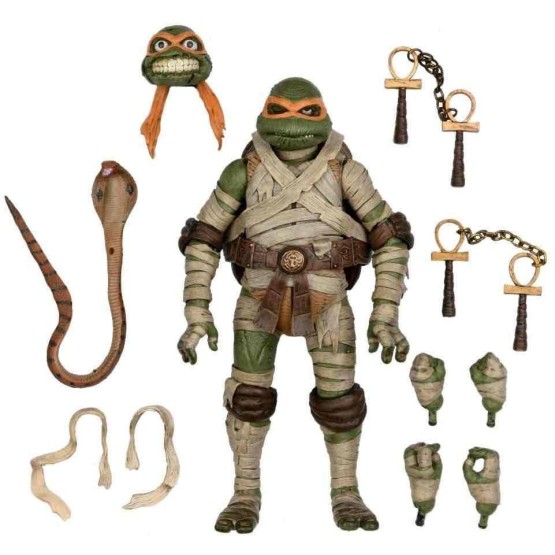 Michelangelo as the Mummy Neca Ultimate Univelsal Monters & TMNT figura 20 cm