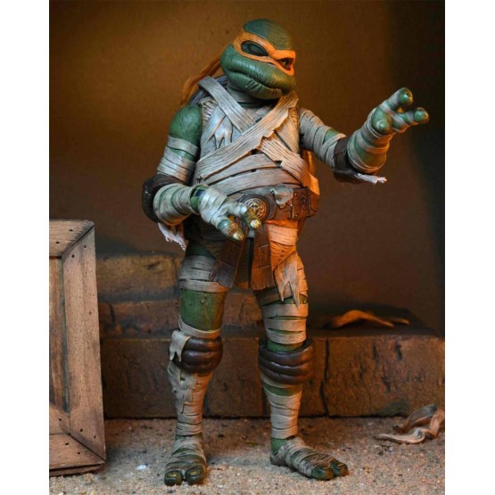 Michelangelo as the Mummy Neca Ultimate Univelsal Monters & TMNT figura 20 cm