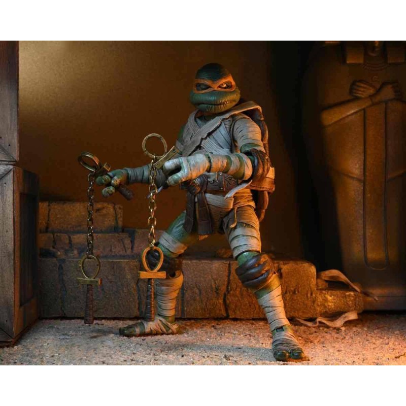 Michelangelo as the Mummy Neca Ultimate Univelsal Monters & TMNT figura 20 cm