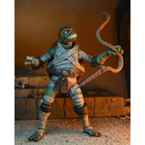 Michelangelo as the Mummy Neca Ultimate Univelsal Monters & TMNT figura 20 cm