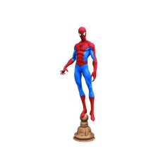 marvel gallery spider-man 23 cm pvc diorama