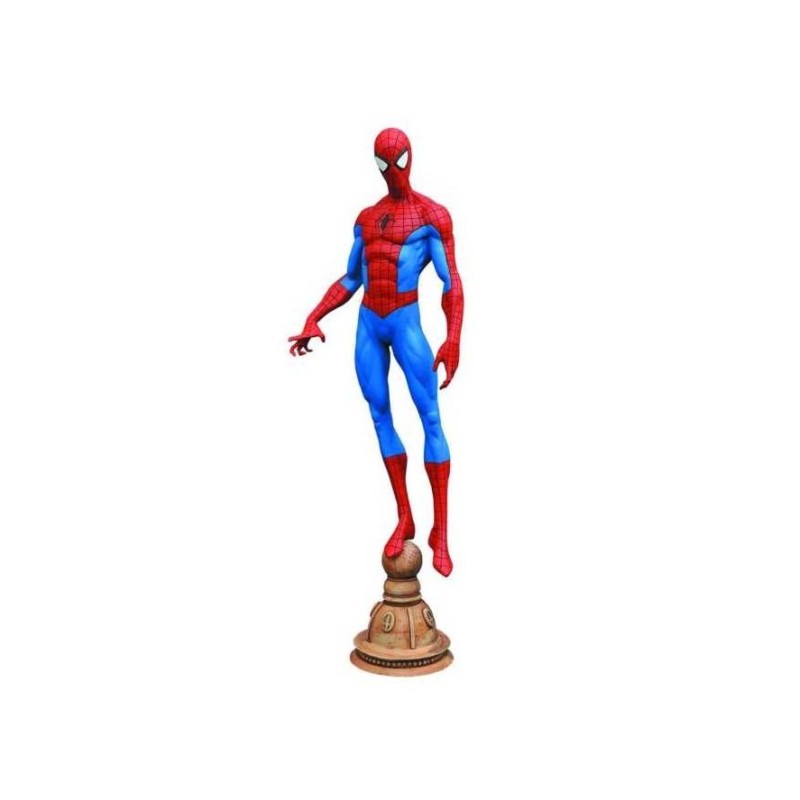 marvel gallery spider-man 23 cm pvc diorama