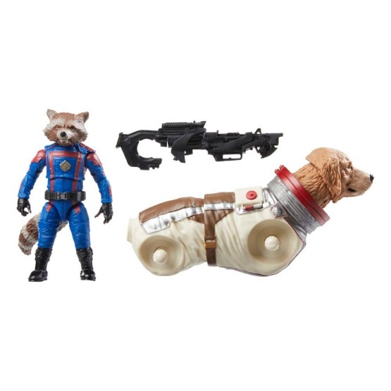 Rocket Marvel Legends Guardians of the Galaxy vol 3 BAF Cosmos figura 15 cm