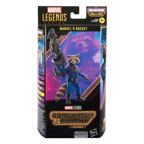 Rocket Marvel Legends Guardians of the Galaxy vol 3 BAF Cosmos figura 15 cm