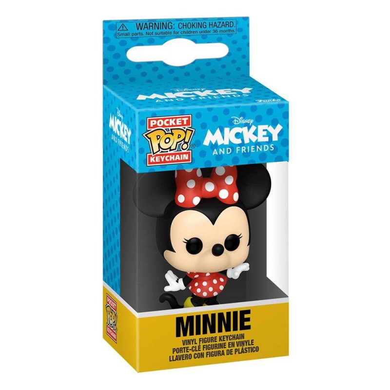 Minnie Pocket Pop Keychain! llavero 4 cm (Mickey and  Friends)