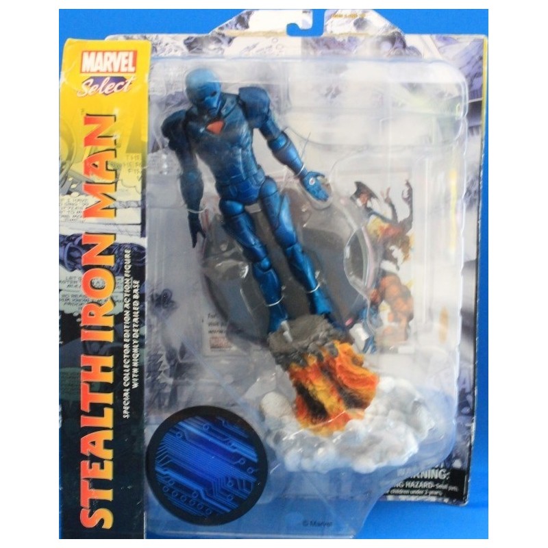 FIGURA MARVEL SELECT 21 CM STEALH IRON MAN