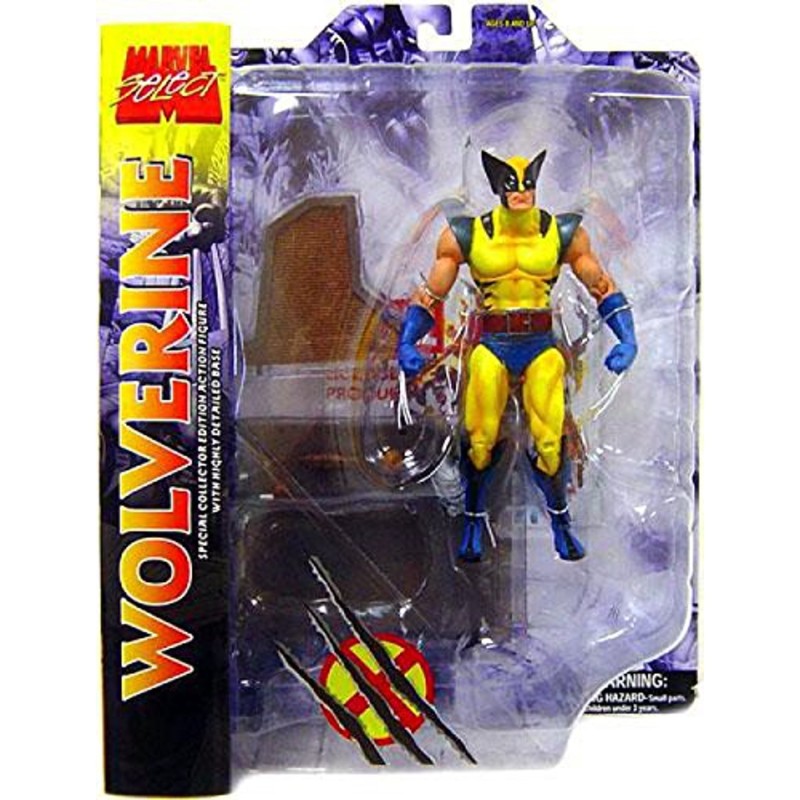 FIGURA MARVEL SELECT 21 CM WOLVERINE (YELLOW AND BLUE SUIT)