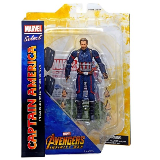 FIGURA MARVEL SELECT 21 CM CAPTAIN AMERICA (AVENGERS: INFINITY WAR) FIGURA MARVEL SELECT 21 CM CAPTAIN AMERICA (AVENGERS: INFINITY WAR)