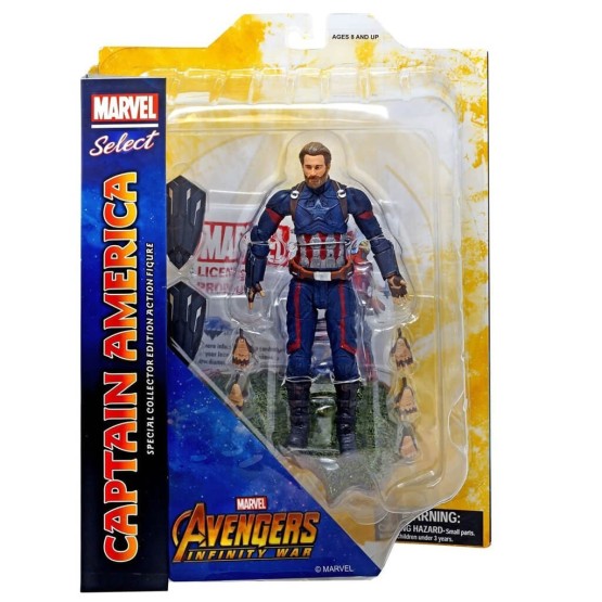 FIGURA MARVEL SELECT 21 CM CAPTAIN AMERICA (AVENGERS: INFINITY WAR)