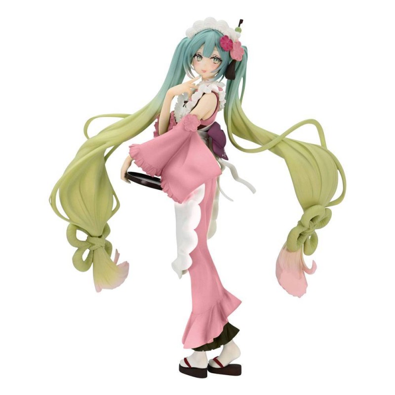 Hatsune Miku Matcha Green Tea Parfait figura 20 cm